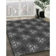 thumbnail image 2 of Ahgly Company Indoor Rectangle Patterned Platinum Gray Area Rugs, 2' x 4', 2 of 6