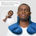 thumbnail image 4 of Geniani Microwavable Neck & Shoulder Wrap – Cordless Hot & Cold Pad with Lavender Aromatherapy for Pain, Muscle Relief & Stress Reduction (Universal Size, Space Blue), 4 of 10
