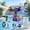 Black, variant on Aquaticblast Electric Water Blaster 900CC Large Capacity Water Gun with LED Light, Automatic Water Sprayer, 30FT Long Range Outdoor Pool Water Blaster for Water Sports Activities, Black Blue