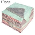 thumbnail image 2 of SPRING PARK 10Pcs Kitchen Towels Dish Cloths Microfiber Cleaning Cloth Coral Velvet Dish Towels Strong Absorbent Dish Rags Nonstick Oil Kitchen Washcloths, 2 of 7