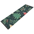 thumbnail image 2 of Christmas Leaves Green Runner Rug Non-Slip Area Rugs Linen Washable Non Shedding for Kitchen Bedroom Carpet, 2 of 8