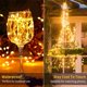thumbnail image 4 of Guirnalda de luces LED solares para exteriores, 7 m, 12 m, 22 m y 32 m, resistente al agua, 8 modos, para decoración de fiestas, bodas y Navidad, 4 of 5