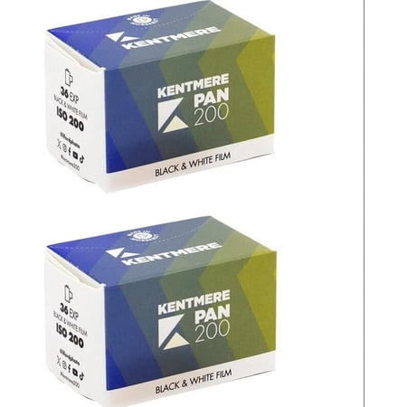 Kentmere Pan 200 Black & White 35mm Film, 36 Exposure, 2 Rolls