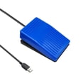 thumbnail image 4 of BELOVING USB Foot Control Action Pedal Professional Accessory Push to Talk Foot Pedal Blue Silent, 4 of 10
