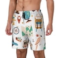 thumbnail image 1 of Fotbe Travel1 Traje de Baño para Hombre – Shorts de Natación de Secado Rápido con Forro y Bolsillos-3X-Large, 1 of 6