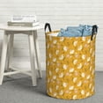 thumbnail image 6 of Fuzoiu Daisies Flowers Print Circular Hamper,Laundry Basket with Handle,Collapsible Laundry,Dirty Clothes Storage Basket,for Bedroom Bathroom Dorm Living Room-Medium, 6 of 6