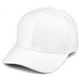 thumbnail image 5 of Daxton Premium Mid Profile Hat Semi Curved Visor Structured Cap 3 Pack - Charcoal,Light Grey, White, 5 of 5