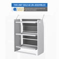 thumbnail image 3 of AA Products Model SH-4603-T3 Steel Low/Mid/High Roof Van Shelving Storage System Fits Transit, GM, NV, Promaster and Sprinter, Contoured Shelving Unit, 32" W x 46" H x 16" D, 3 of 8