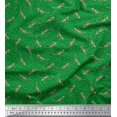 thumbnail image 1 of Soimoi Polyester Crepe Fabric Circle & Lizard Reptile Print Sewing Fabric Yard 42 Inch Wide, 1 of 1