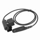 thumbnail image 2 of U94 PTT o Cable Adapter for Motorola GP140 GP320 GP328 GP338 GP340 Walkie Talkie, 2 of 4