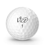Vice Pro Plus 2024 Golf Balls, White , 1 Dozen