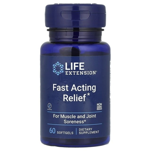 LIFE EXTENSION | Fast Acting Relief* | 60 Softgels