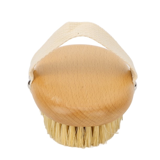 Depurador Corporal Exfoliante, Efecto Masaje Alivia La Fatiga Piel Reafirmante Cepillo Corporal De Madera De Haya Para Baño Para Pies