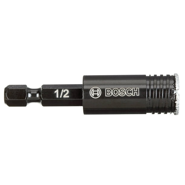 Sierra perforadora de diamante Bosch HDG12 de 12 mm, profundidad de corte de 2,5 cm