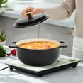 thumbnail image 5 of Matladin 5 Quart Enameled Cast Iron Dutch Oven with Lid, Dual Handles, Oven Safe up to 500°F or on Stovetop, Compatible for Braising, Stews, Roasting, 5 of 7