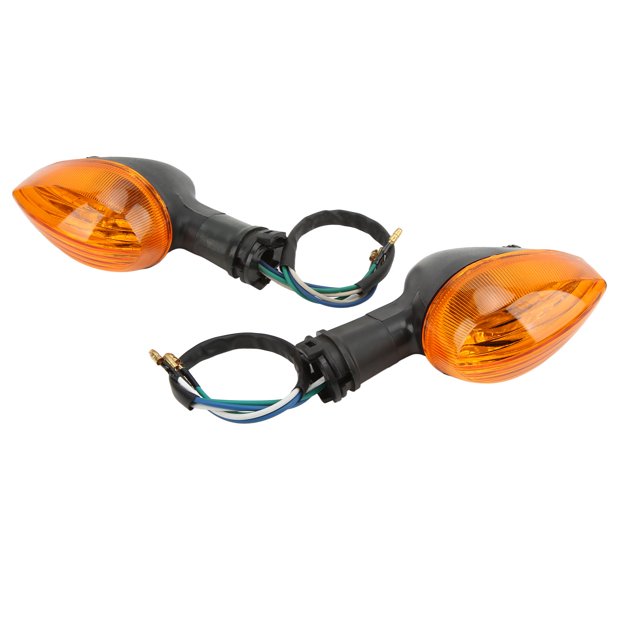 Luz de conducción para motocicleta, par de señales de giro para motocicleta, luz intermitente para motocicleta, lámpara intermitente para lograr más Jadeshay A