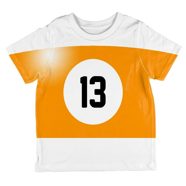 Halloween Billard Pool Ball Thirteen Costume Tout-Petit T-Shirt