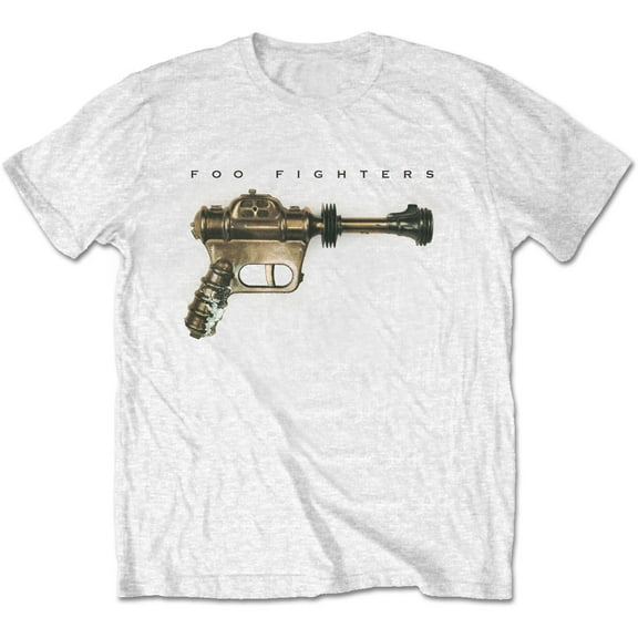 Men's Foo Fighters Ray Gun Slim Fit T-shirt Small White