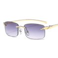 thumbnail image 3 of Sunglasses Rimless Sunglasses Men And Women Fash S Square Box Sunglasses, 3 of 5