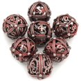 thumbnail image 1 of Metal Dice, 7 PCS Heavy Solid Metallic Dragon Dice Set for Dungeons and Dragon Tabletop Game D, 1 of 5
