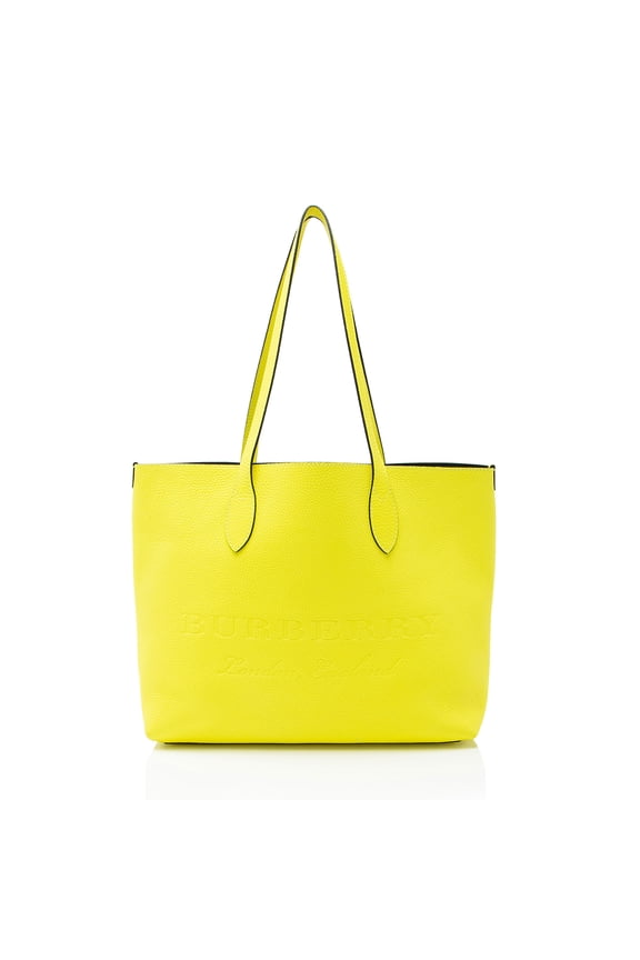 Pre-Owned Burberry Embossed Leather Remington Tote