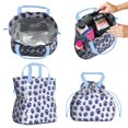 thumbnail image 2 of Pioneer Flower Floral Print Pattern Drawstring Lunch Bag Women - Drawstring Lunch Bag Insulated for Work Office - Stain-Resistant Large Lunchbags for Women with Multi-Pockets, 2 of 6