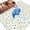 Blue, variant on Pink Flamingo Round Rug 7ft Washable Circle Rugs Non Slip Blue Polka Dots Tropical Modern Art Large Area Rug Indoor Floor Carpet for Bedroom Kitchen Living Room Home Office Dining Room Nursery