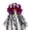 Red, variant on Decorr Halloween Headband for Women, 10" Gothic Skull Skeleton Hand Flower Crown with Detachable Spider Web Veil, Day of The Dead Cosplay Headpiece, Halloween Party Photo Prop, Hot Pink