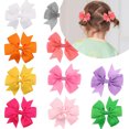 thumbnail image 1 of Pinzas para el cabello para bebés, 20 piezas de lazos para el cabello completamente forrados para niñas, accesorios para el cabello para niñas pequeñas, pinzas para el cabello de cocodrilo p, 1 of 5