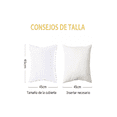thumbnail image 2 of Fundas Para Cojines Decorativos De Terciopelo 45x45 Cm,2 Pzs Blanco, 2 of 4