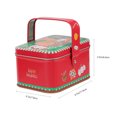 thumbnail image 3 of 3pcs Christmas Cartoon Tinplate Storage Box Tinplate Candy Box Candy Case Christmas Gift, 3 of 9
