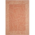 thumbnail image 2 of Safavieh Courtyard Daniel Oriental Indoor/Outdoor Area Rug, Terracotta/Natural, 6'7" x 9'6", 2 of 10