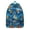 Blue-green-14, variant on Waterproof Gothic Backpack, Lightweight School Bag Featuring Cosmic Moon, Stars, and Astral Eclipse Pattern