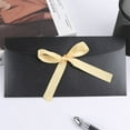 thumbnail image 6 of Black Decorative Envelopes 20 Pcs Paper Invitation Envelopes with Ribbon Bow Gift Card Holders Thicken Greeting Envelope Set Wedding Party Favors Birthday Festival Supplies By Topboutique, 6 of 7