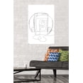 thumbnail image 2 of LINE AND BRUSH - Continuous Line Cassette Player Wall Poster, 22.375" x 34", 2 of 4