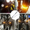 thumbnail image 3 of Lámpara de dirección de anillo de luz indicadora de señal de giro de tira LED de horquilla delantera de motocicleta de 2 piezas, modelo: 38 0G4BDGA9, 3 of 5