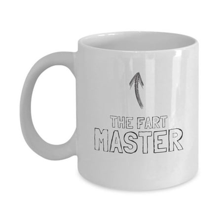 The Fart Master Coffee & Tea Gift Mug, Dad Gifts from a Daughter or Son, Best Ideas for a Happy Fathers Day Celebration and Party Supplies for