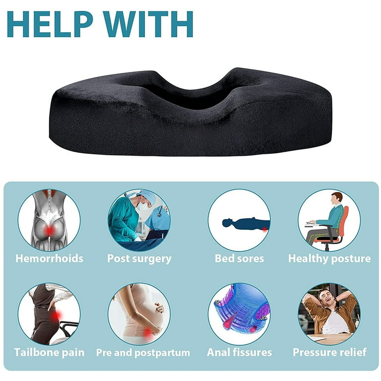 Donut Pillow for Tailbone Pain Hemorrhoid Cushion Donut Seat