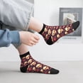 thumbnail image 2 of Pofeuu cool rock Skull record Print 30cm Socks, Adult Running Hiking Socks for Youth and Adult, 2 of 7