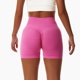 thumbnail image 5 of ICHUANYI Clearance Fashion Casual Women Solid Span Ladies High Waist Wide Leg Trousers Yoga Pants Short Pants(Hot Pink, L) ICHUANYI WER2023081502532, 5 of 5