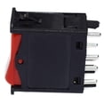 thumbnail image 3 of Warning Emergency Hazard Light Flasher Switch 1248200110 for Mercedes-Benz W124 W201 W202 500E 300CE, 3 of 5