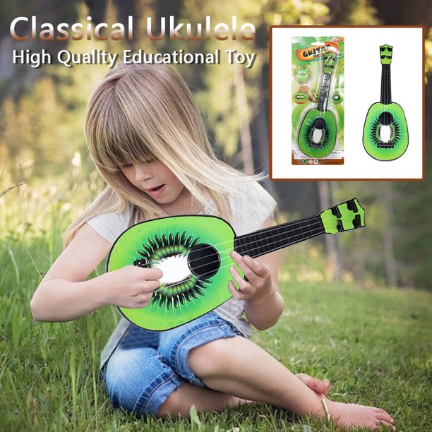 Children Can Play Ukri Mini Virtual Fruit Guitar Children's Early Education Musical Instrument Toys