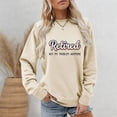 thumbnail image 2 of Tiweut Long Sleeve Sweatshirt for Women Hoodless Crewneck Sweatshirt Loose Pullover Letter Print Tops, 2 of 4