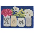 thumbnail image 1 of Trans-Ocean Imports FTP23240303 24 x 36 in. Liora Manne Frontporch Home Indoor & Outdoor Rug - Blue, 1 of 1