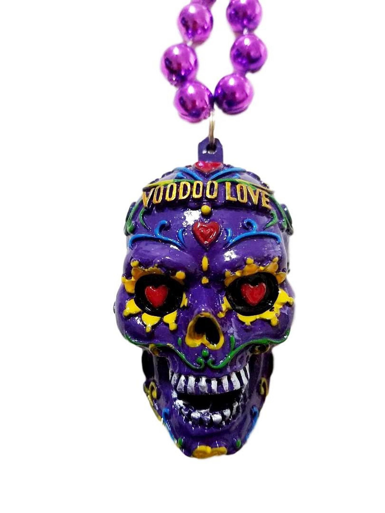 Sugar Skull Beads Turquoise 18mm Skull Beads Fun Flower Eyes Skull Jewelry Components