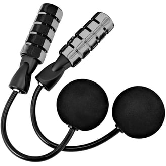 Cordless Skipping Ropes 2 In 1 Weighted Ropeless Skipping Rope with Counter Smart Digital Gravity Ball Jump Rope with LCD Display Portable Boxing Jumping Rope For Adult Kids Burn Calories