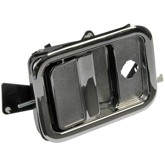 Dorman 760-5203 Front Driver Side Exterior Door Handle for Specific Freightliner Models, Chrome (Black Hardware)