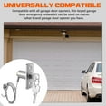 thumbnail image 2 of Universal Garage Door Emergency Release Lock Stainless Steel With Key And Cable, 2 of 5