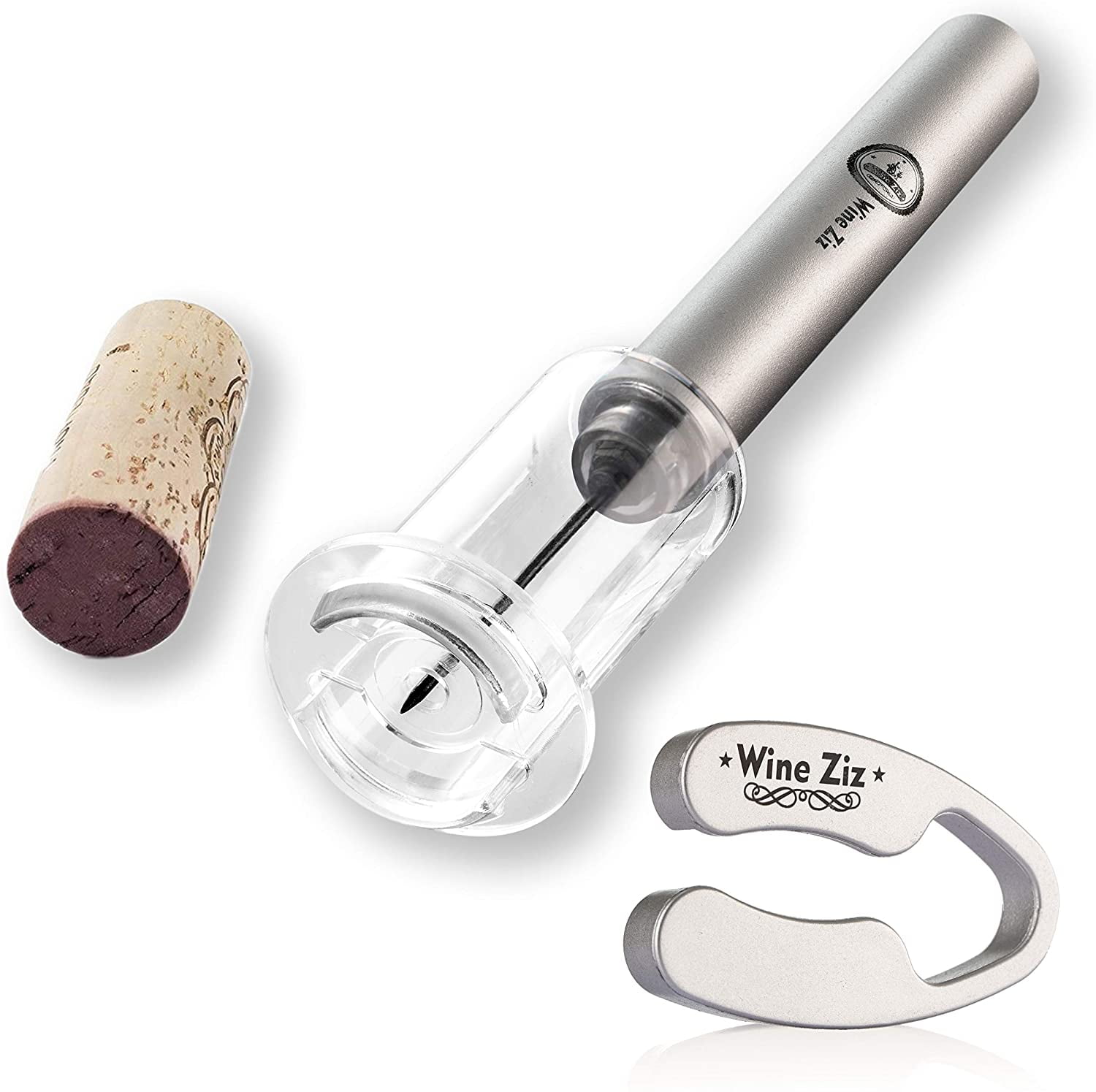 Wine Ziz Amazingly Simple Wine Opener with Foil Cutter Gift Set for