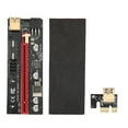 thumbnail image 1 of Tarjeta elevadora PCIE 1X a 16X cable USB flexible Tarjeta gráfica para minería PCB Interfaz PCIe Riser de 6 pines Cable blindado multicapa para Win 8 para Win 10 para Win7, 1 of 8